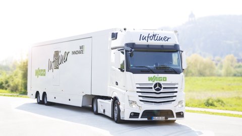 INFOLINER - Camião de demonstração móvel WAGO